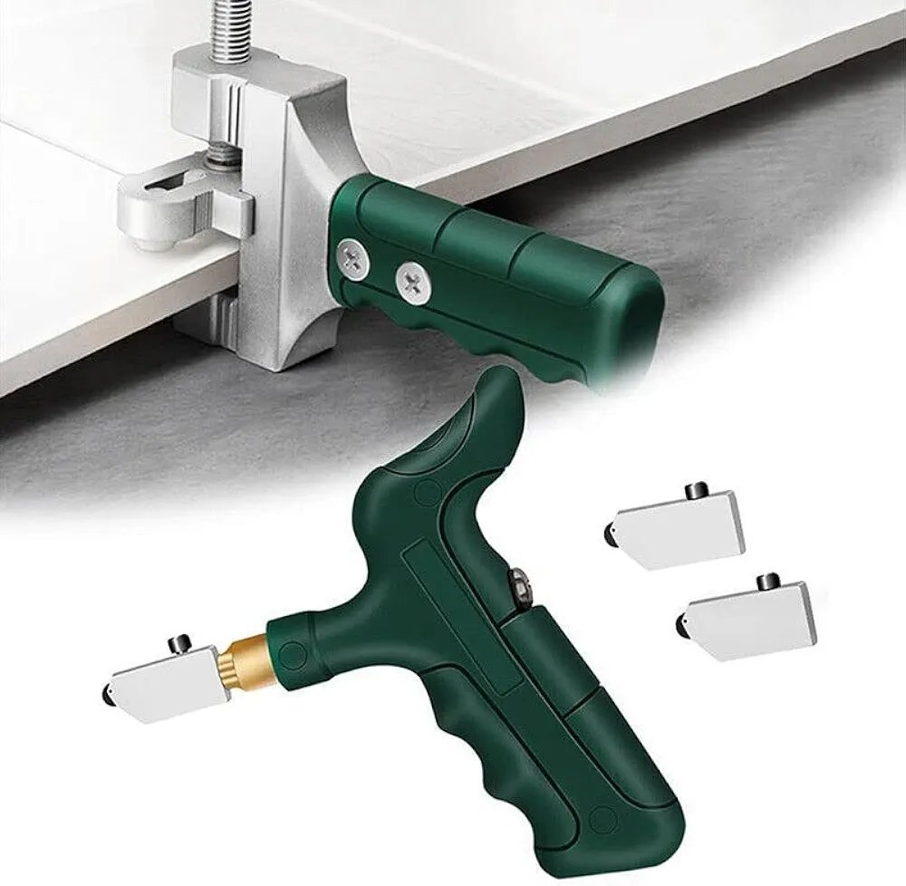 2-in-1 Handheld Glass & Ceramic Tile Cutter Tool Kit with Breaking Pliers - Image 5