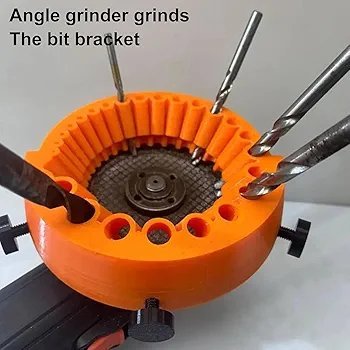 Universal Drill Bit Sharpener Attachment for 5-Inch Angle Grinder | 125mm Multi-Slot 2mm–13mm Precision Sharpening Jig - Image 4