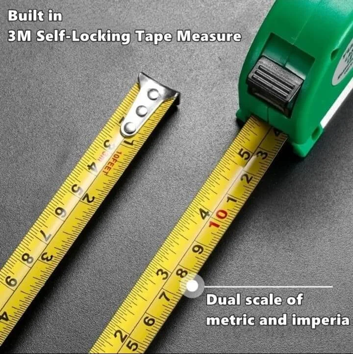 4 in 1 Rechargeable Laser Level Ruler with Measuring Tape - Image 4