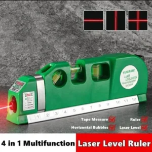 4 in 1 Rechargeable Laser Level Ruler with Measuring Tape
